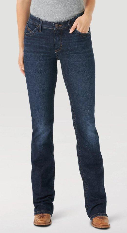 Women's Wrangler Ultimate Riding Jean Willow Mid-Rise Trouser in Parker