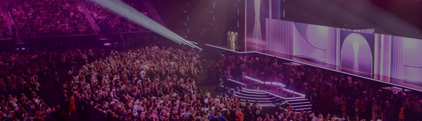 Main stage at the ACM awards venue - Official Denim Sponsor of the Academy of Country Music Awards and the Academy of Country Music