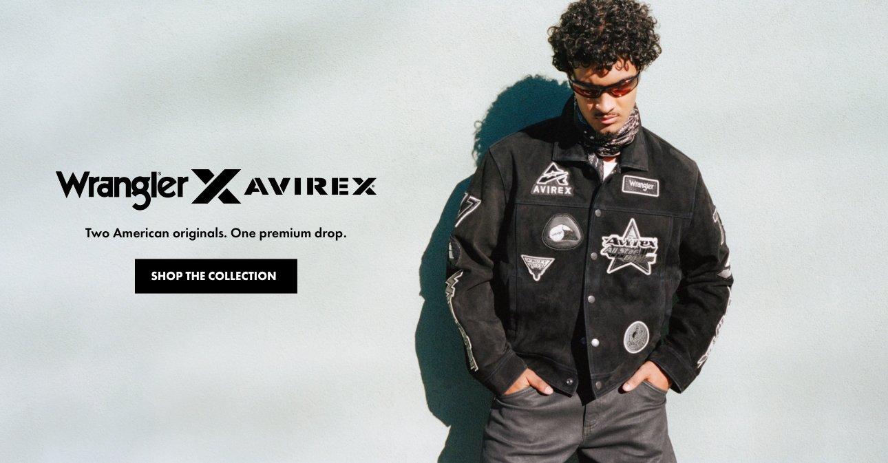 Wrangler x AVIREX Hoodie in Black