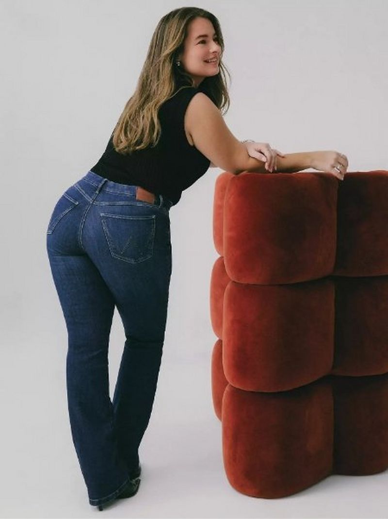 Girl wearing BESPOKE Bootcut