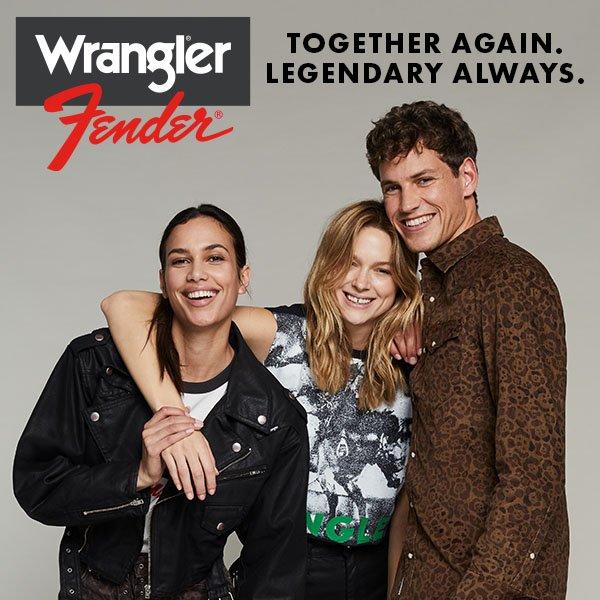 Shop Wrangler x Fender