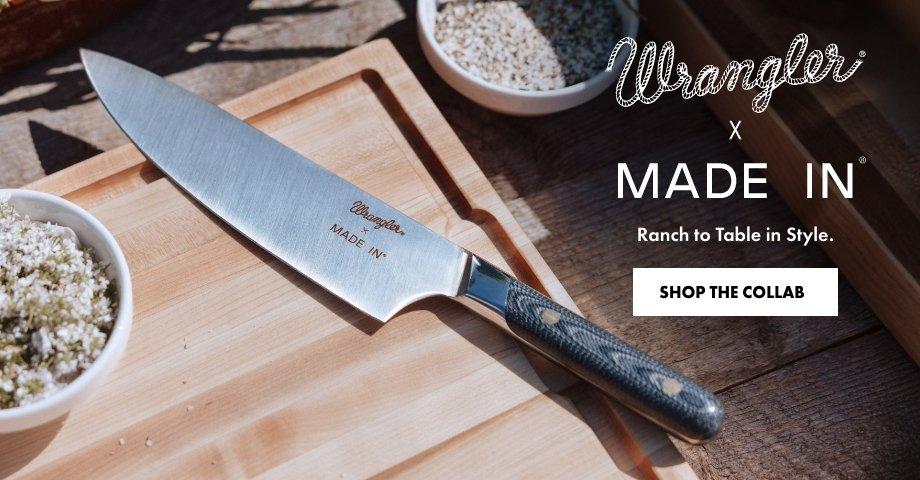 Wrangler® x Made In® Chef Jacket in Rinse Wash