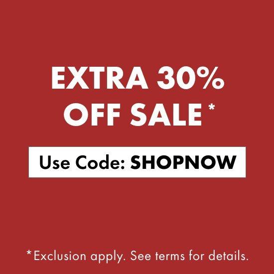 30% OFF SALE ITEMS - SHOP NOW