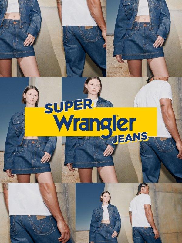 Wrangler Gonna Maxi In Denim Donna - Once Loved, Cotone E Elastan, Taglio Dritto