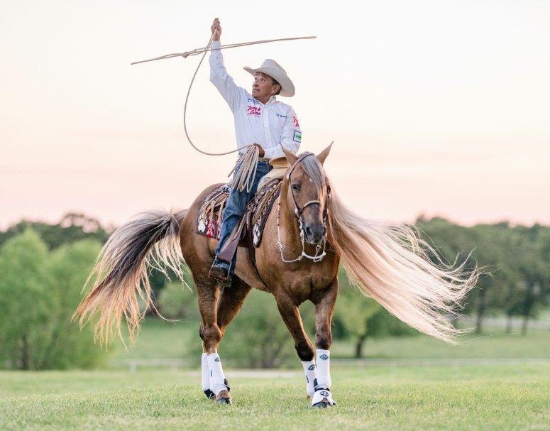 Stetson Wright in Wrangler clothing