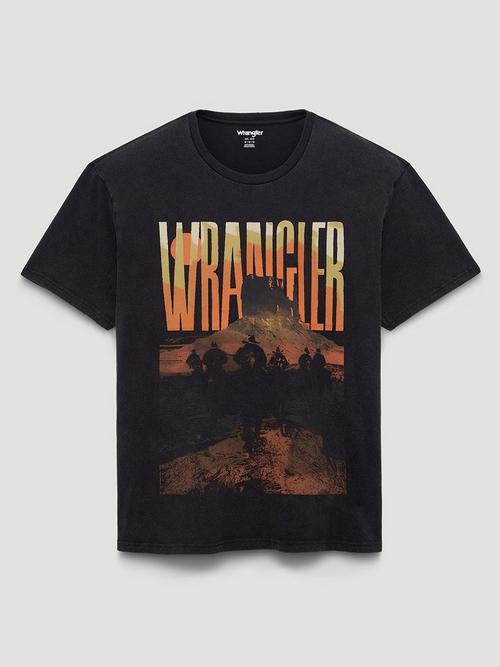 Laydown of Wrangler Horse Tee