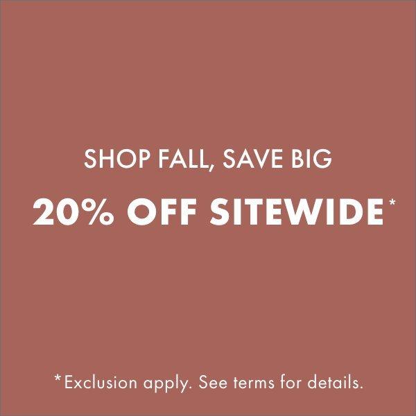 20# OFF SITEWIDE*