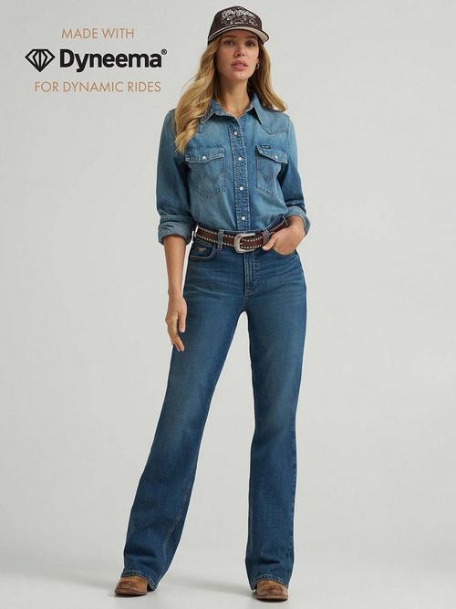 Women Wearing Wrangler Riding Jean Skylar