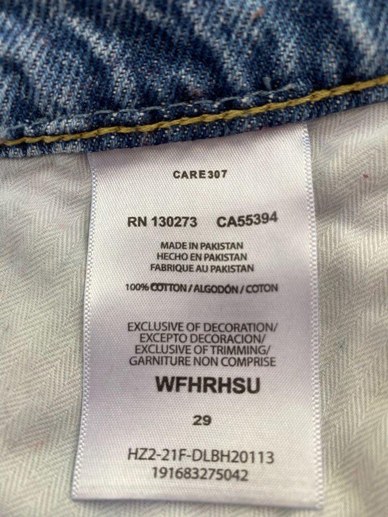 Wrangler red clearance label jeans