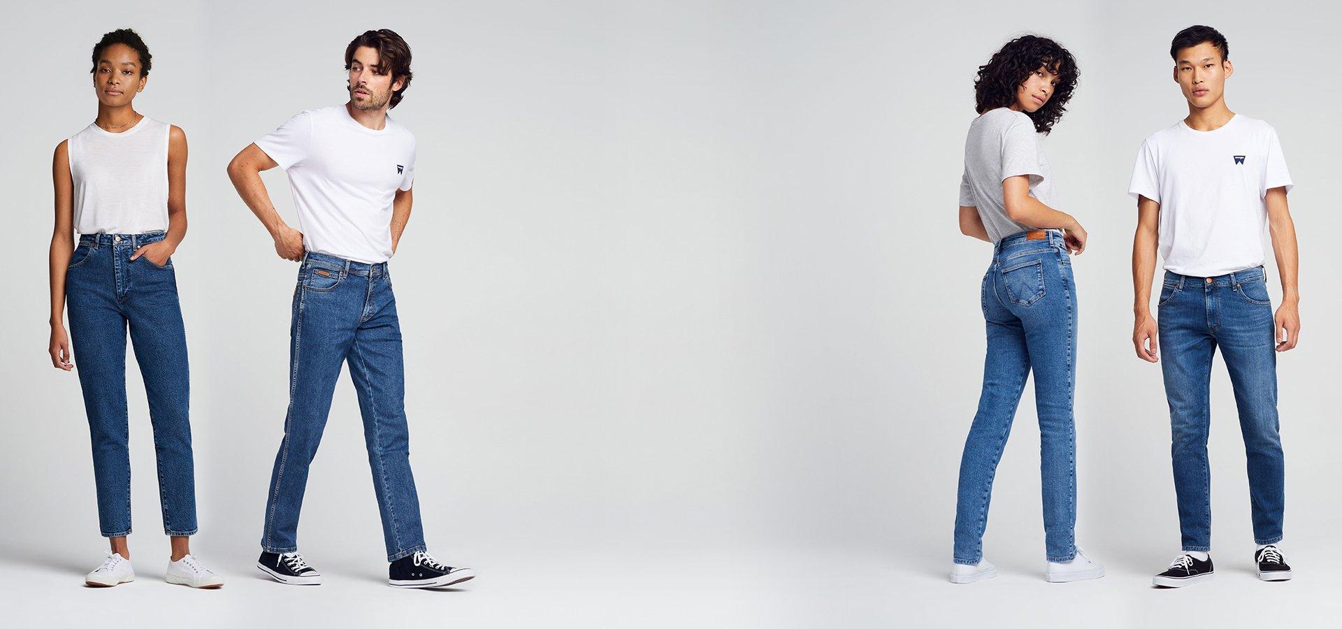 types of wrangler jeans